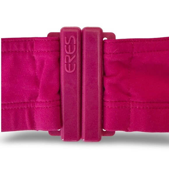 NWT ERES “Compact Stud” Full Cup Triangle Bikini Top Braided Circle Pink Size 14 - Picture 8 of 16